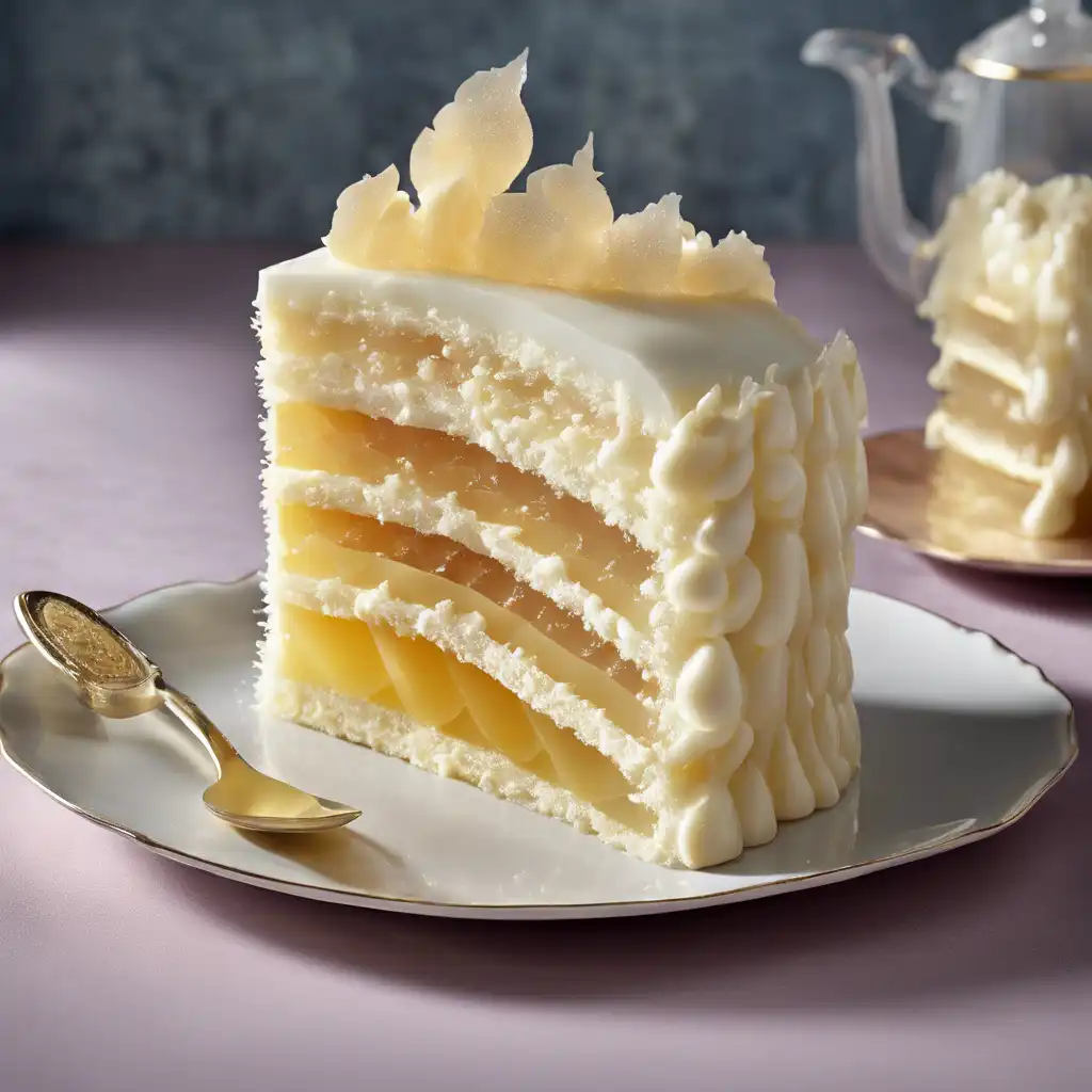 Cream-Filled Cake with Gelatin