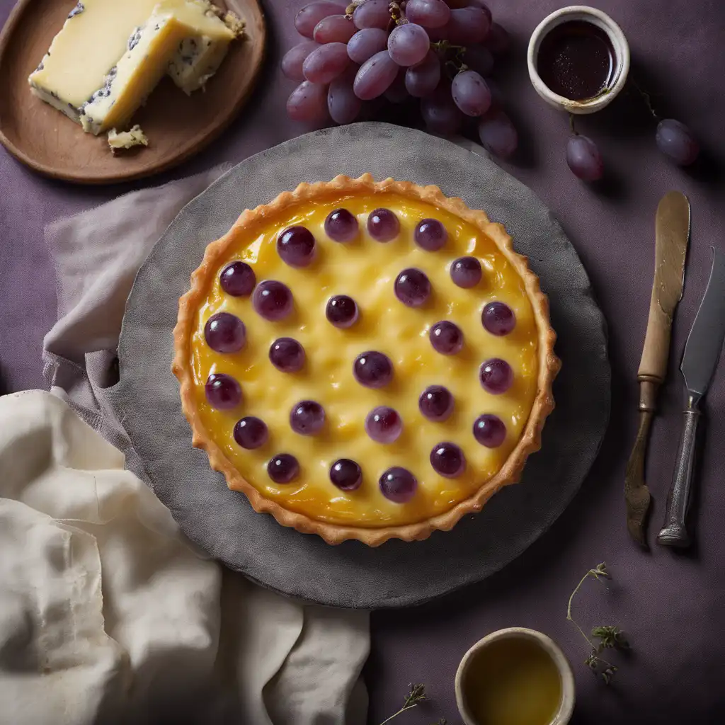 Cheese and Grape Tart