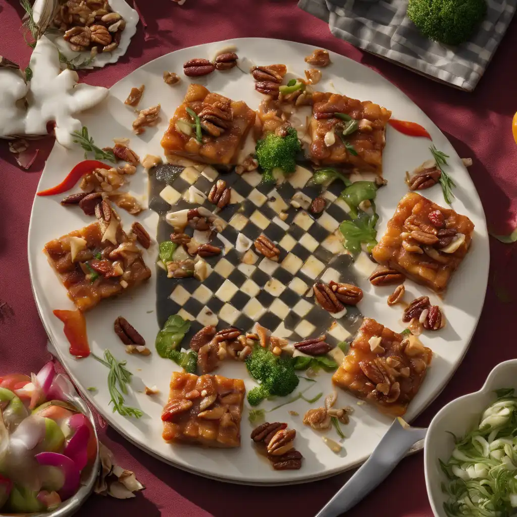 Chicken Chess with Pecans