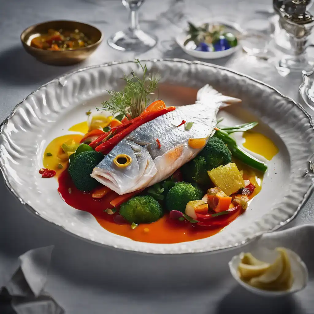 Tempered Fish with Vegetables