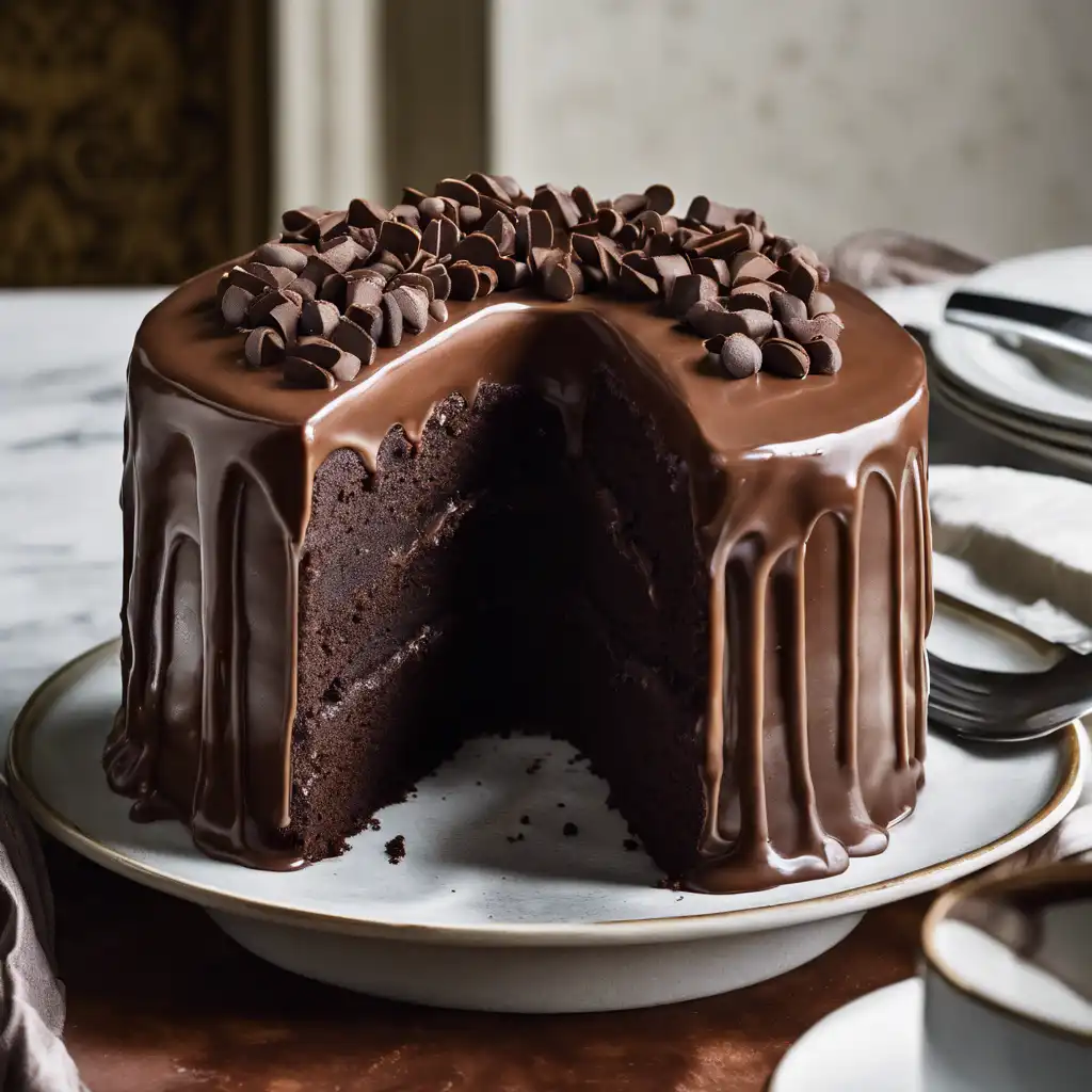 Mocha Cake and Chocolate