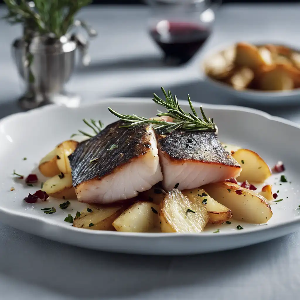 Black Cod with Rosemary and Parmesan