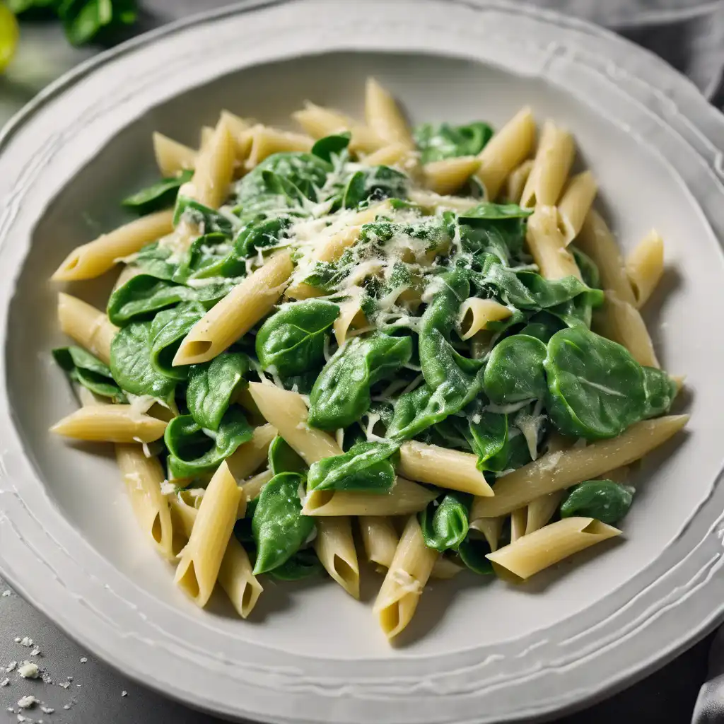 Penne with Spinach