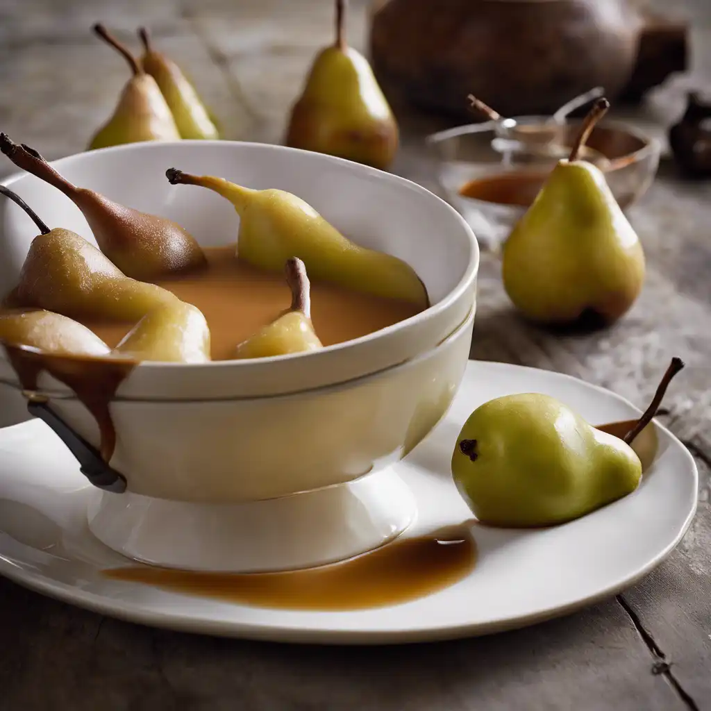 Pear Chocolate Caldo