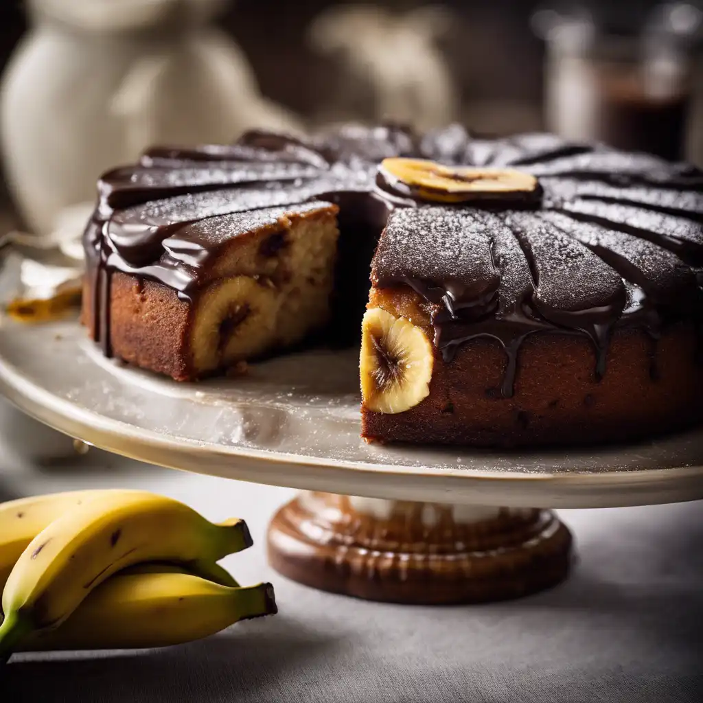 Upside-Down Banana Cake