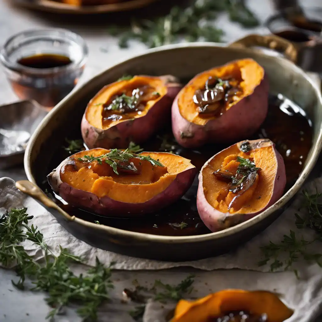 Balsamic Glazed Sweet Potatoes