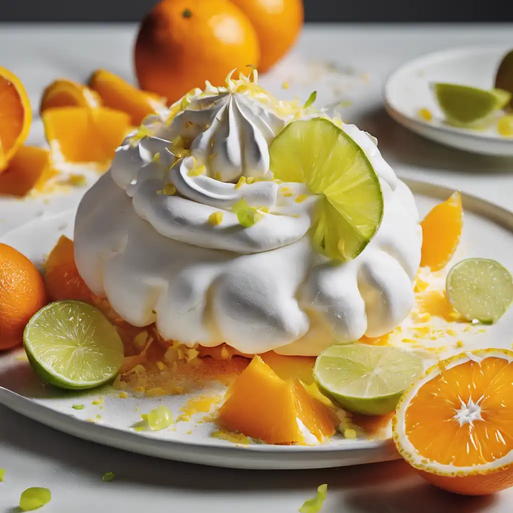 Tahitian Meringue, Coconut and Orange