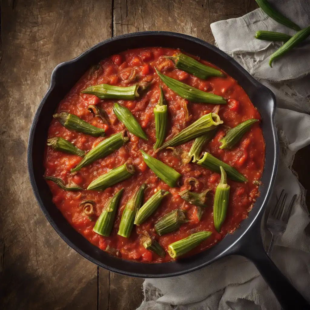 Okra with Vegetables