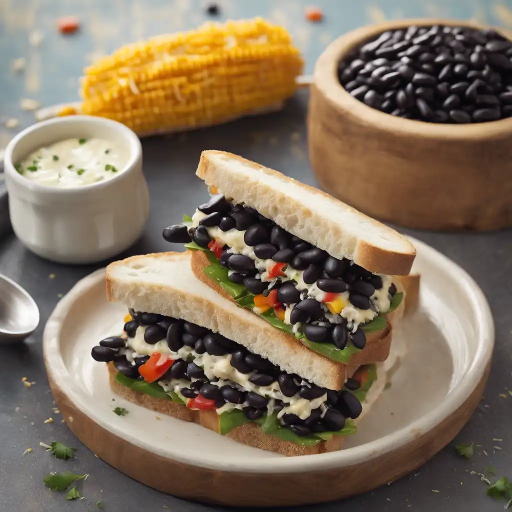 Black Bean Sandwich