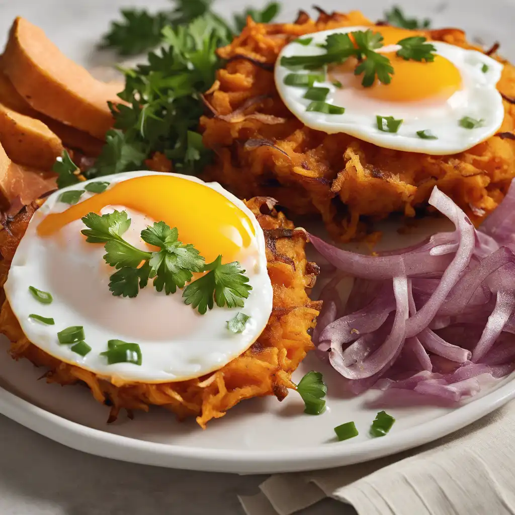 Sweet Potato and Onion Fritter