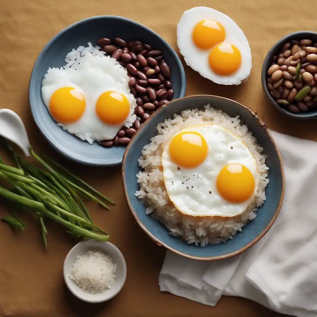 Rice, Bean, and Egg