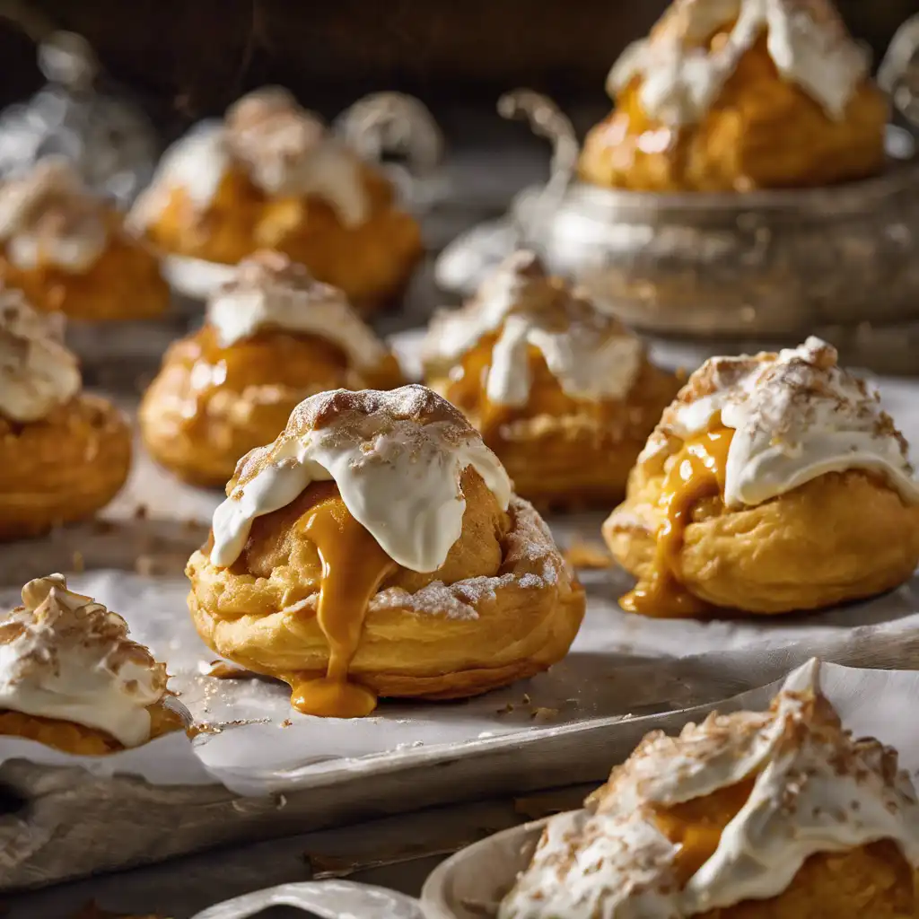 Pumpkin Cream Puffs