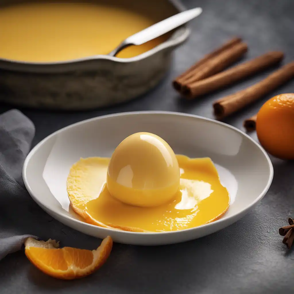 Egg Custard with Orange