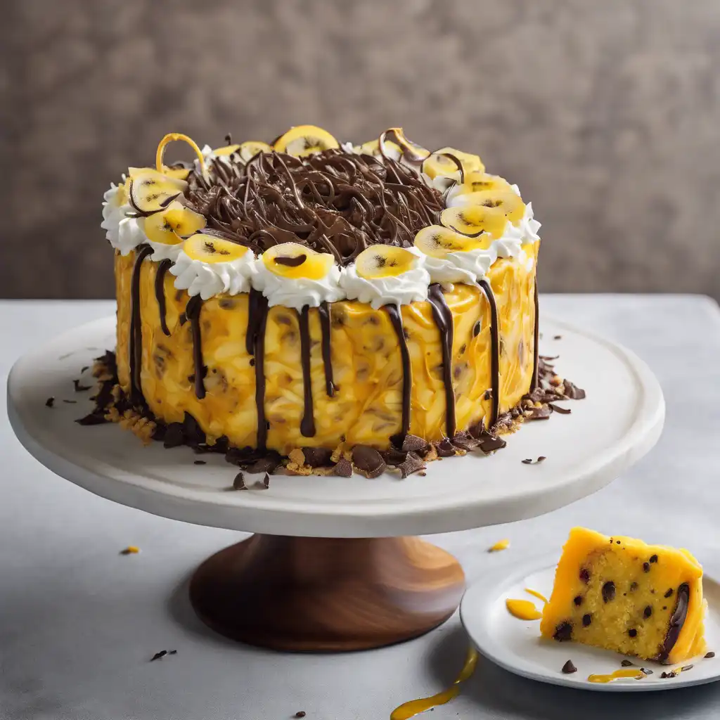 Passion Fruit Cake with Chocolate