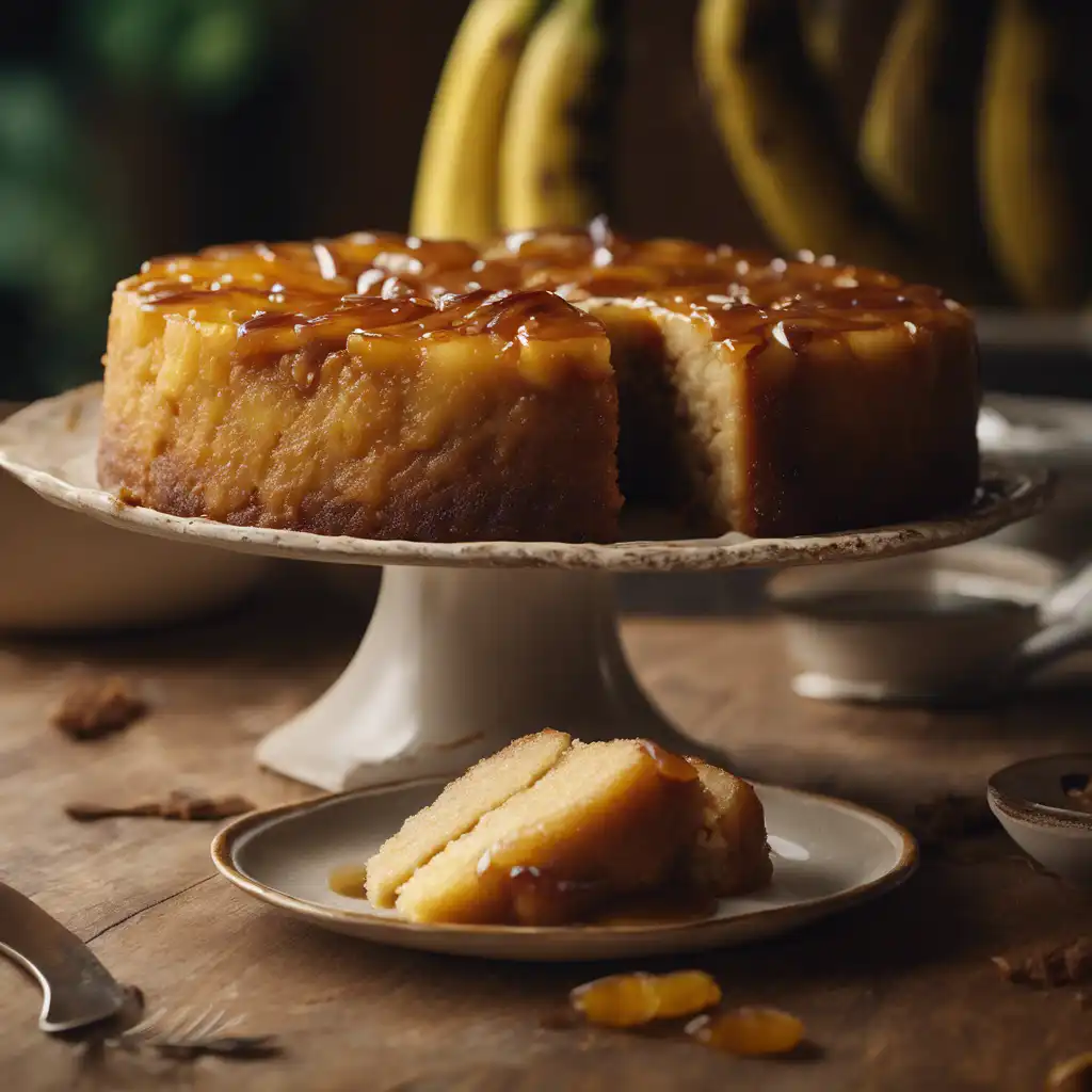 Upside-Down Banana Cake