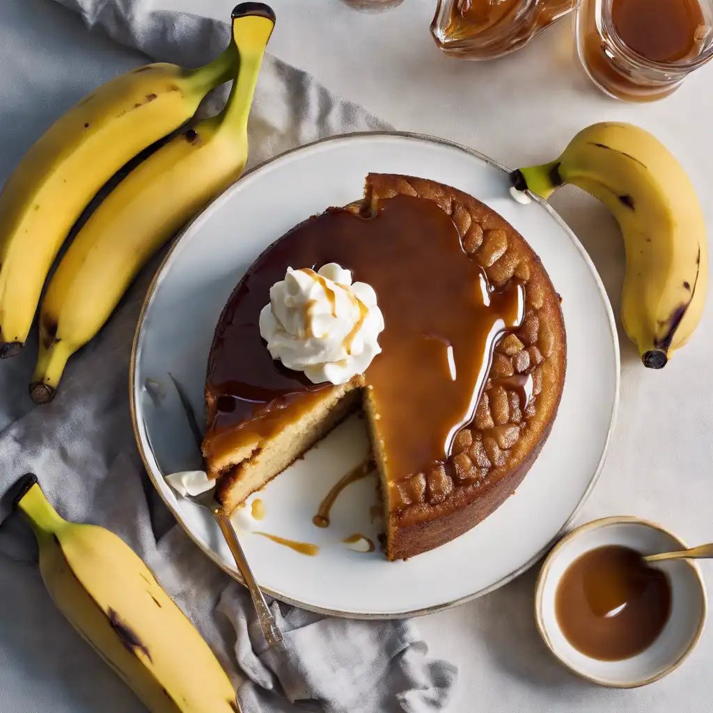 Upside-Down Banana Cake