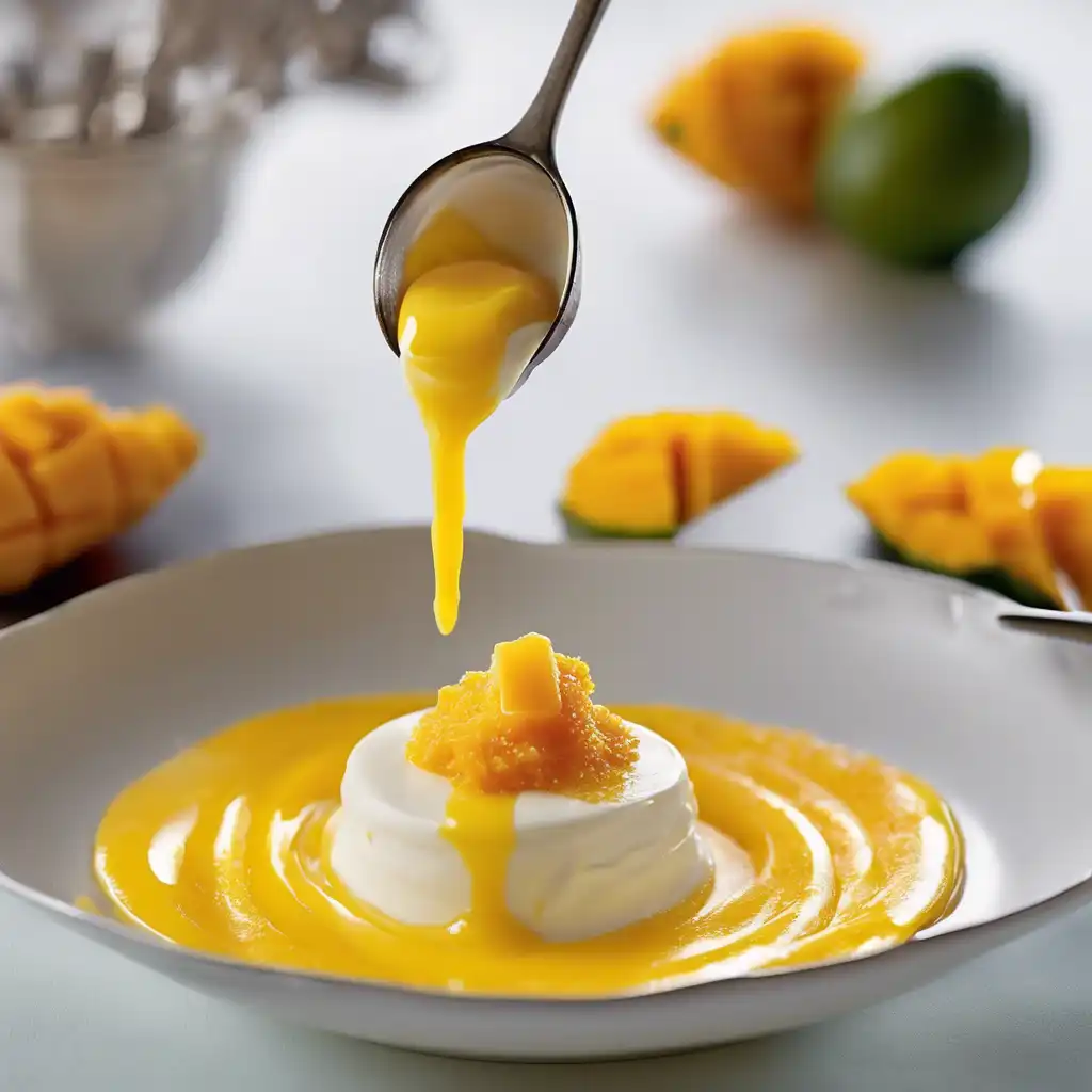 Tapioca Cream with Mango