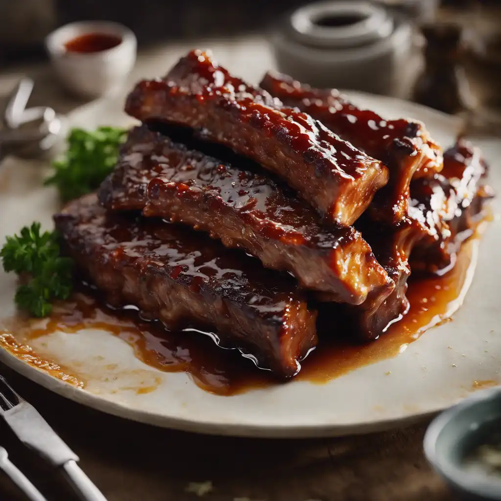 Pork Ribs with Sweet Glaze