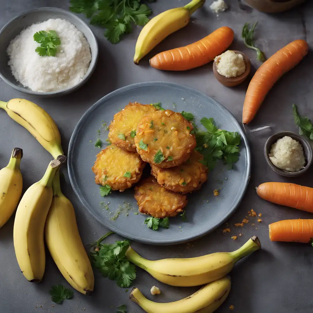 Banana and Carrot Fritter