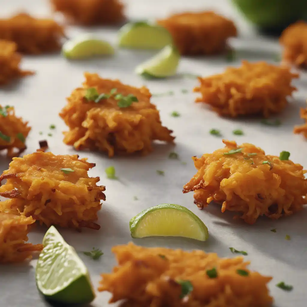 Sweet Potato Fritters with Lime