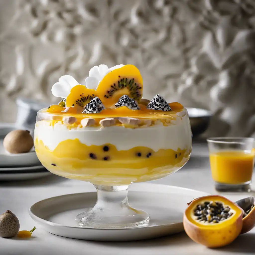 Passion Fruit Cream Pudding