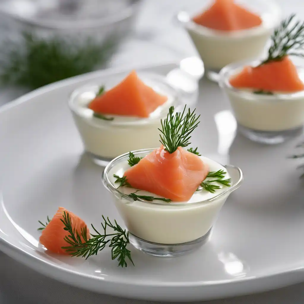 Smoked Salmon Panna Cotta