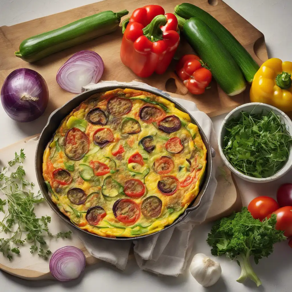 Vegetable and Vegetable Frittata