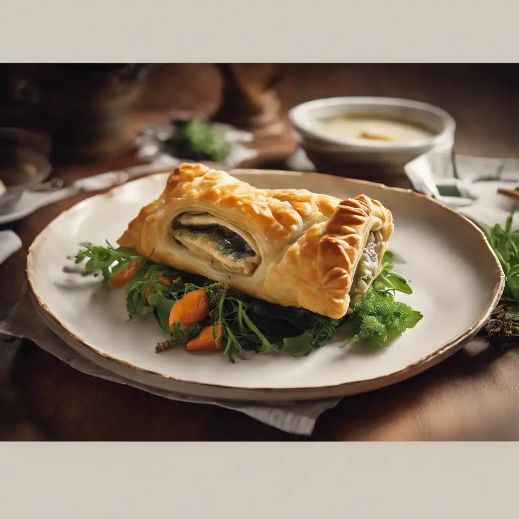 Roasted Lizard with Pastry Crust