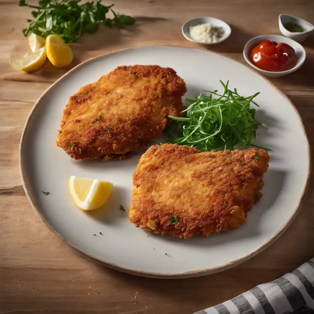 Fried Chicken Cutlets Milanese Style