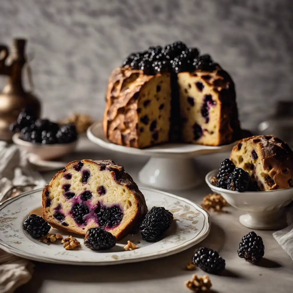 Blackberry and Walnut Panettone