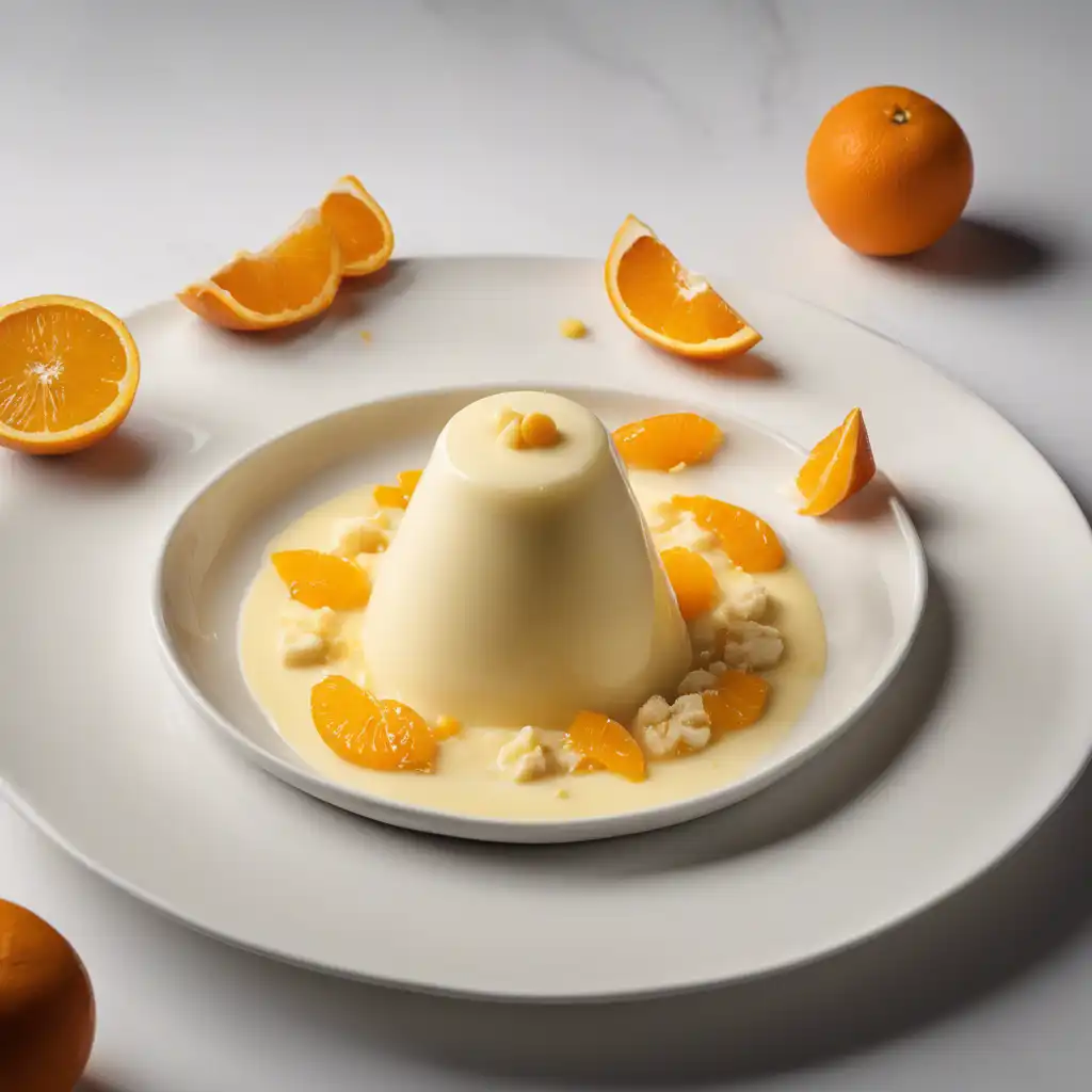 Banana and Orange Panna Cotta