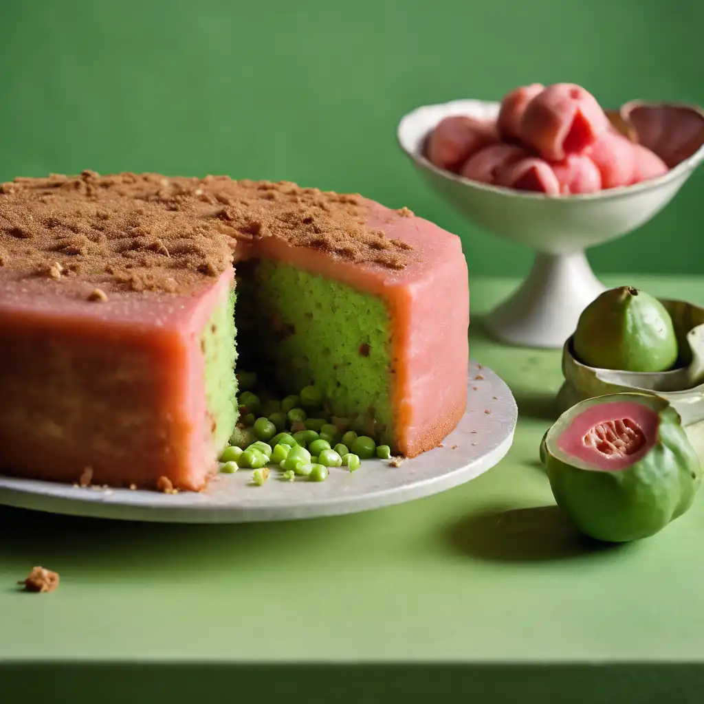 Fava Cake with Guava