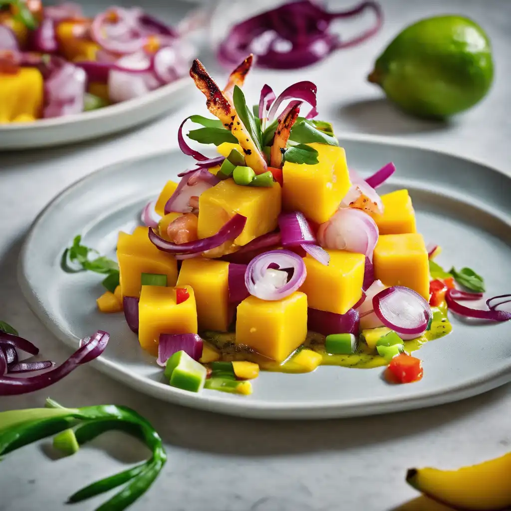 Mango Relish with Shrimp Salad