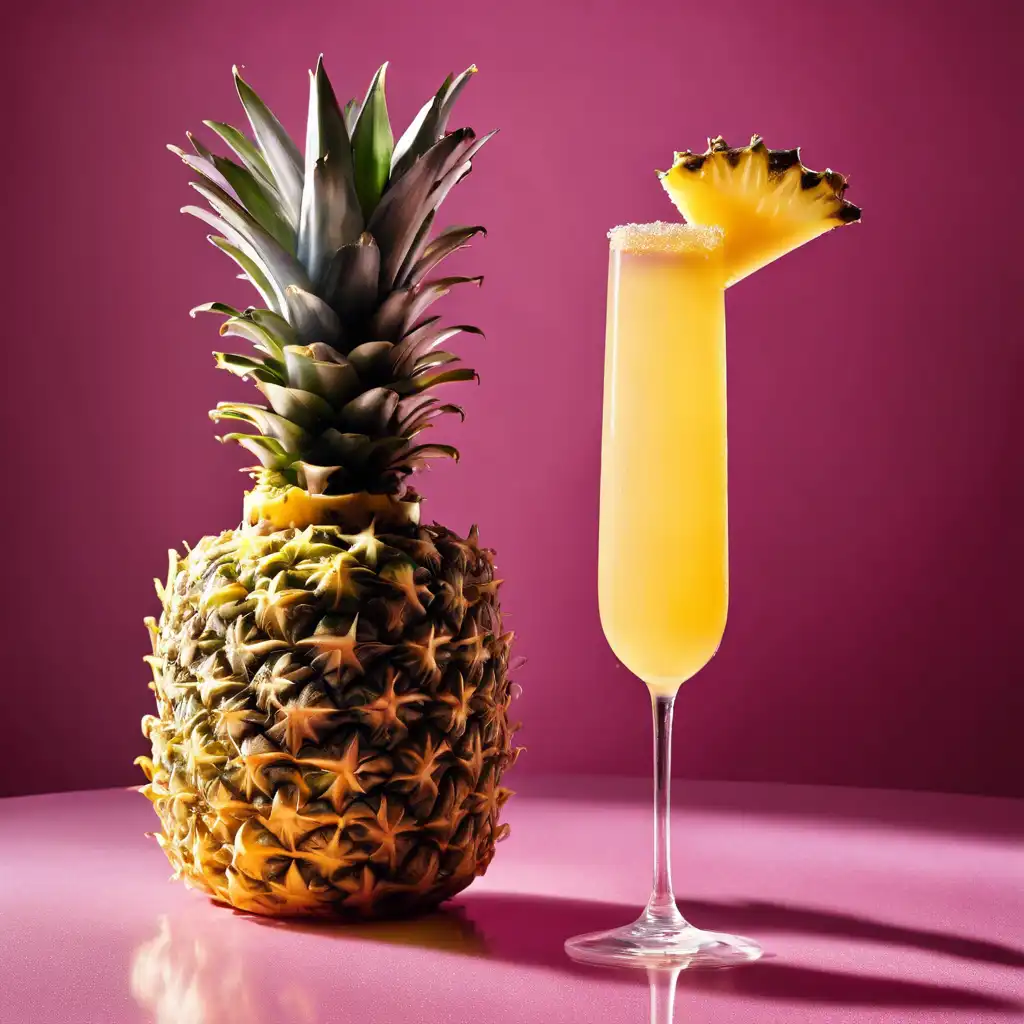 Pineapple Champagne Cocktail