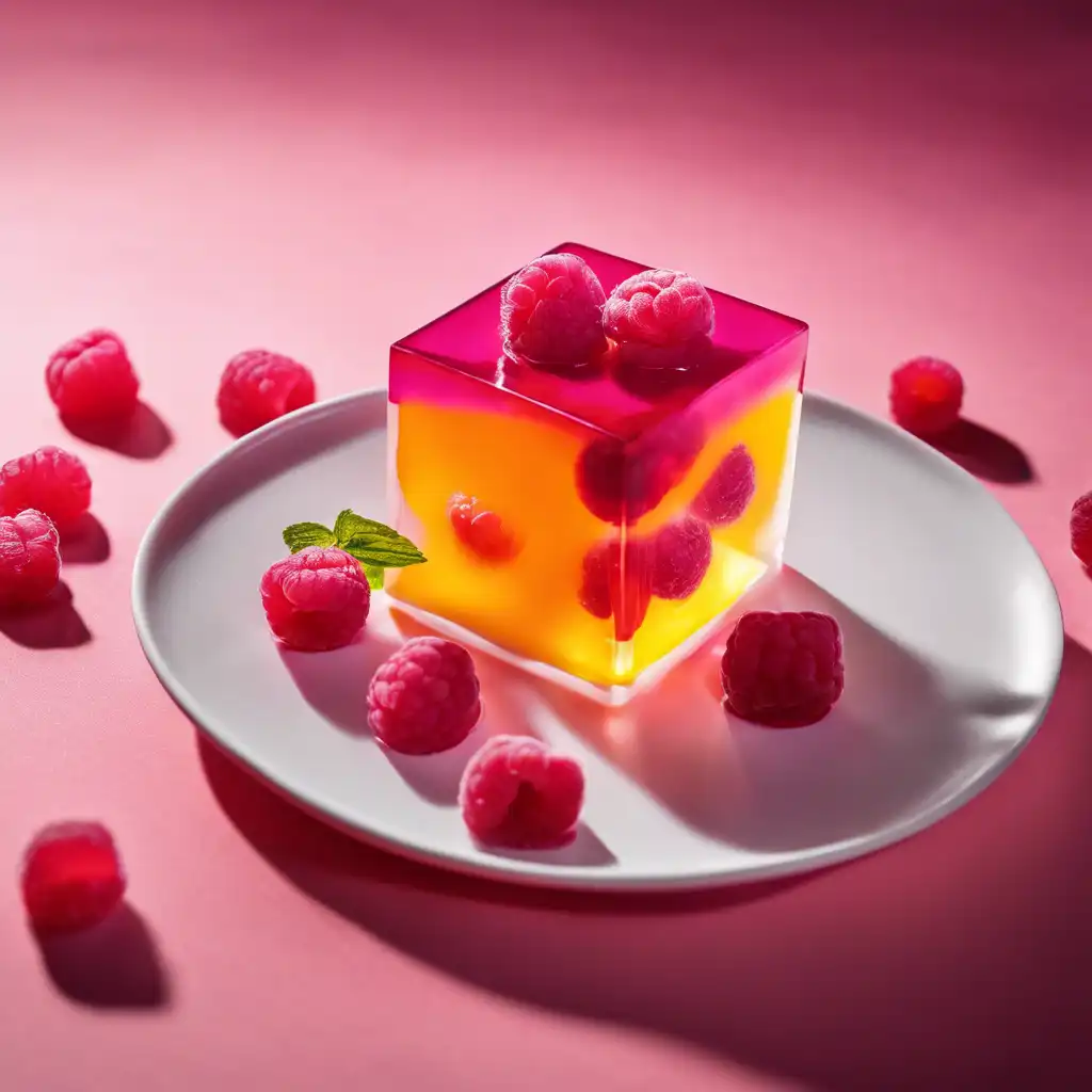 Raspberry Gelatin (with Agar-Agar)