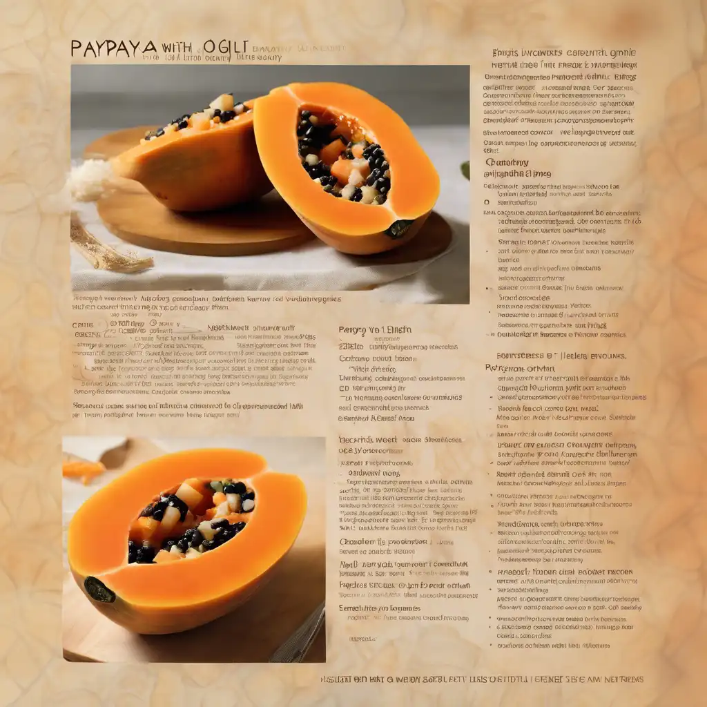 Papaya with Jicama Filling