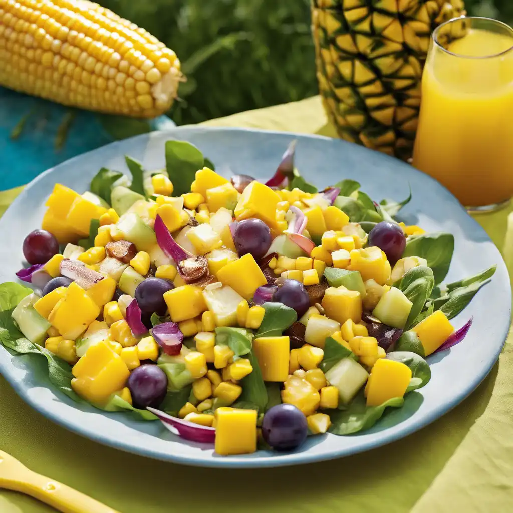 Sweetcorn with Mango and Pineapple