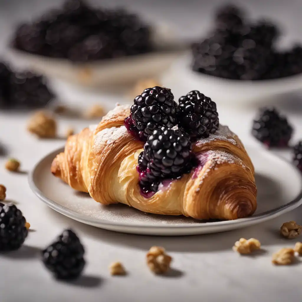 Blackberry Croissant