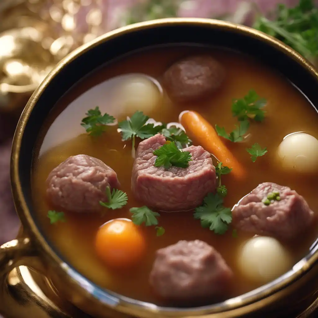 Faldoed Beef Soup