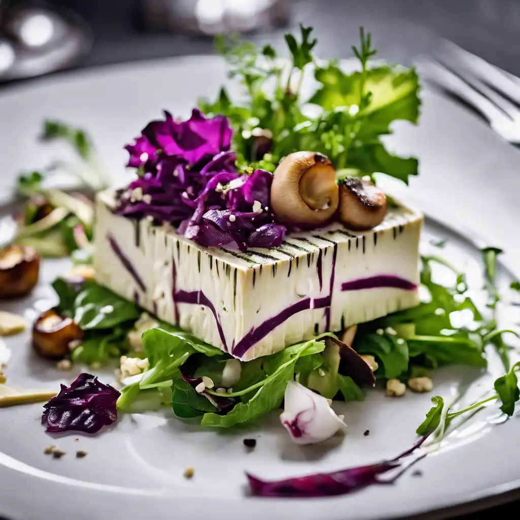 Cream Cheese and Ricotta Terrine with Salad