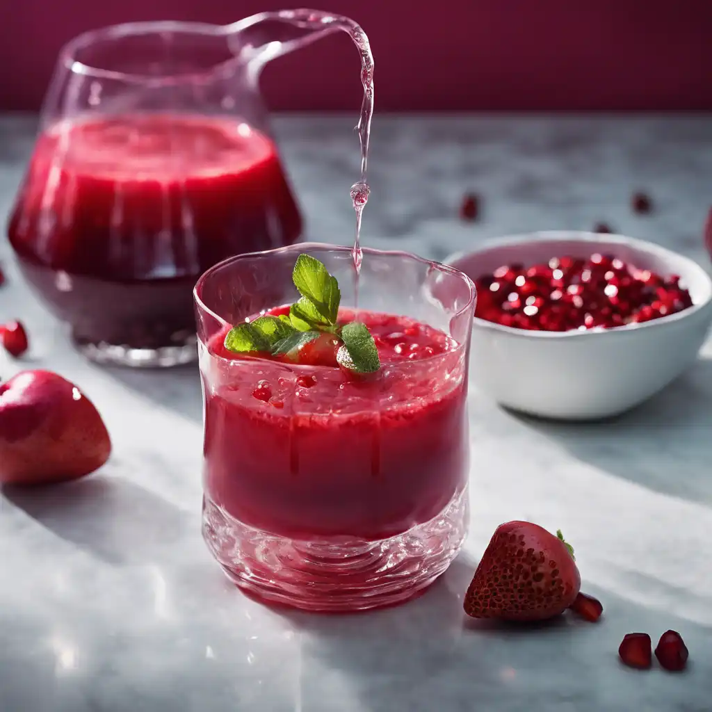 Strawberry and Pomegranate Juice