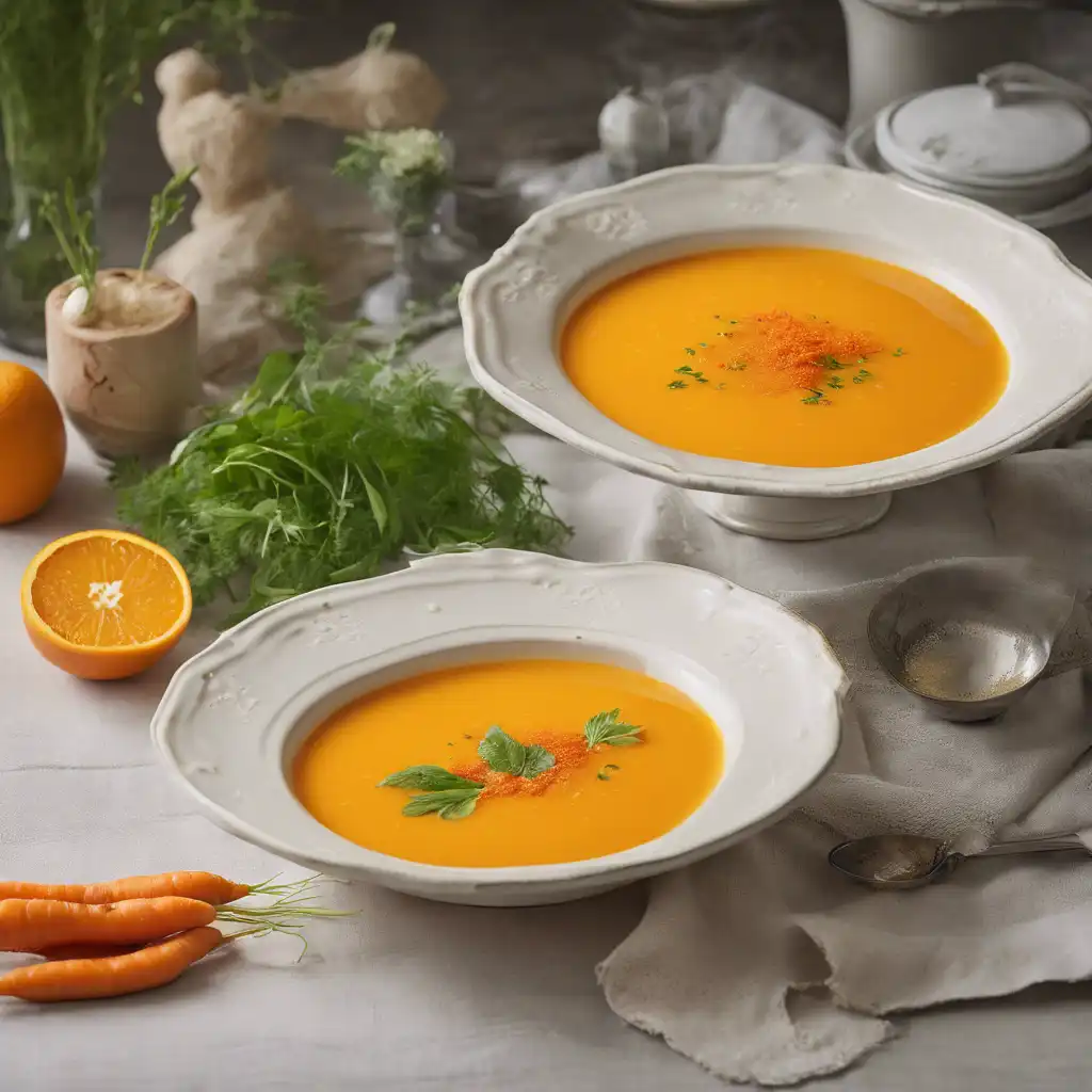 Cold Carrot and Orange Soup