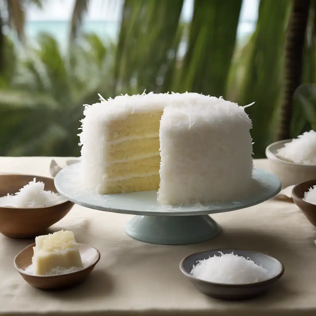 Light Coconut Cake