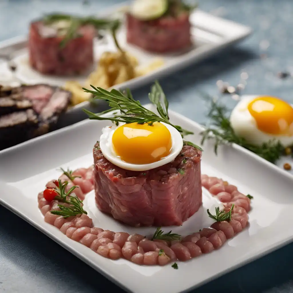 Tartare Steak with Anchovies