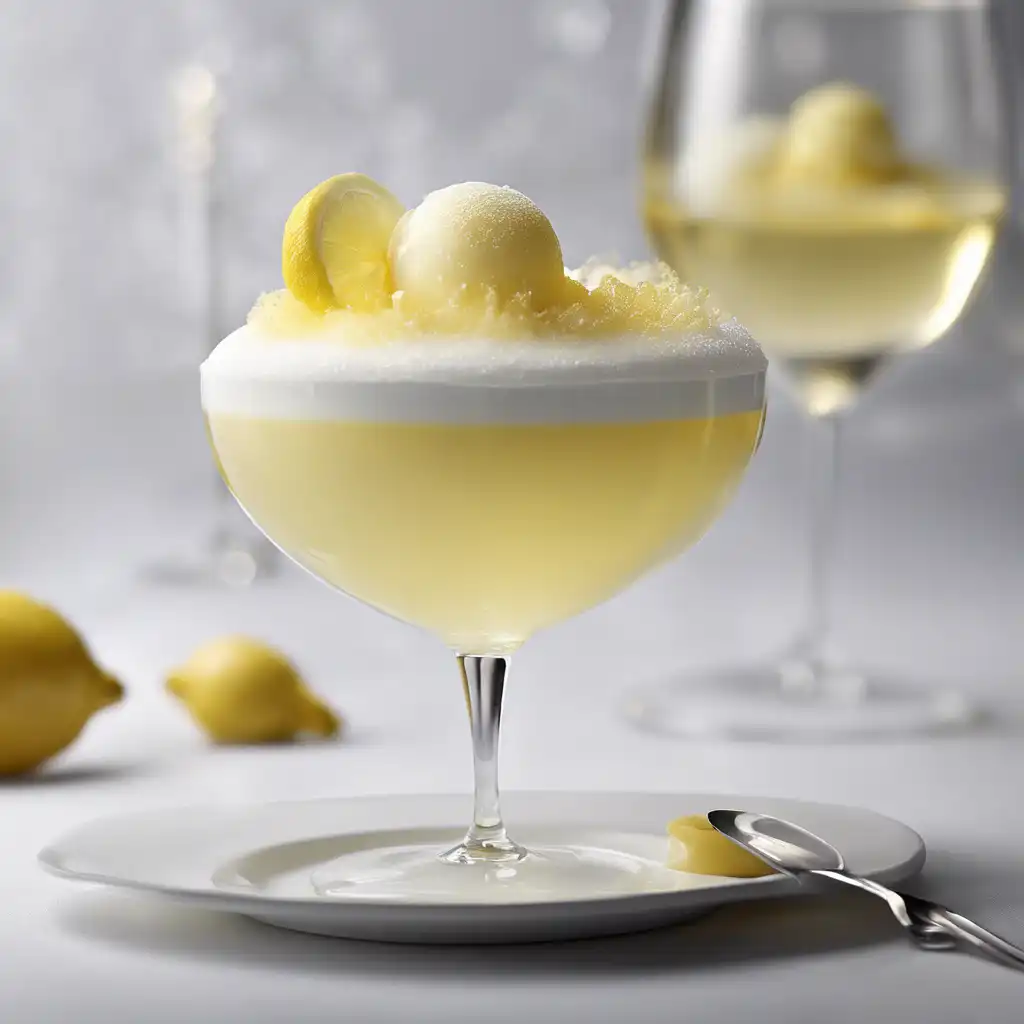 Lemon and White Wine Foam