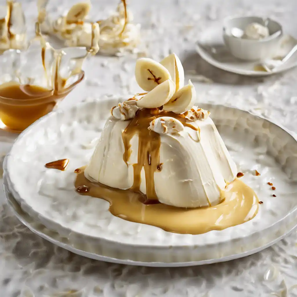 Banana and Meringue Semifreddo