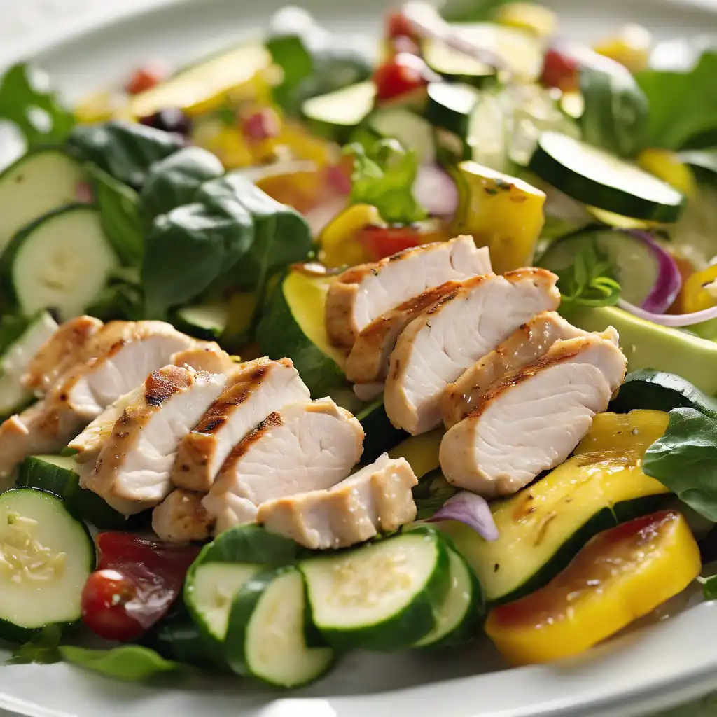 Chicken and Zucchini Salad