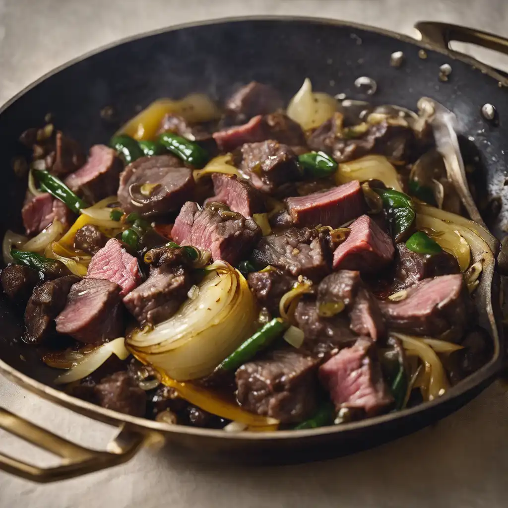 Carne and Escarola Stir-Fry