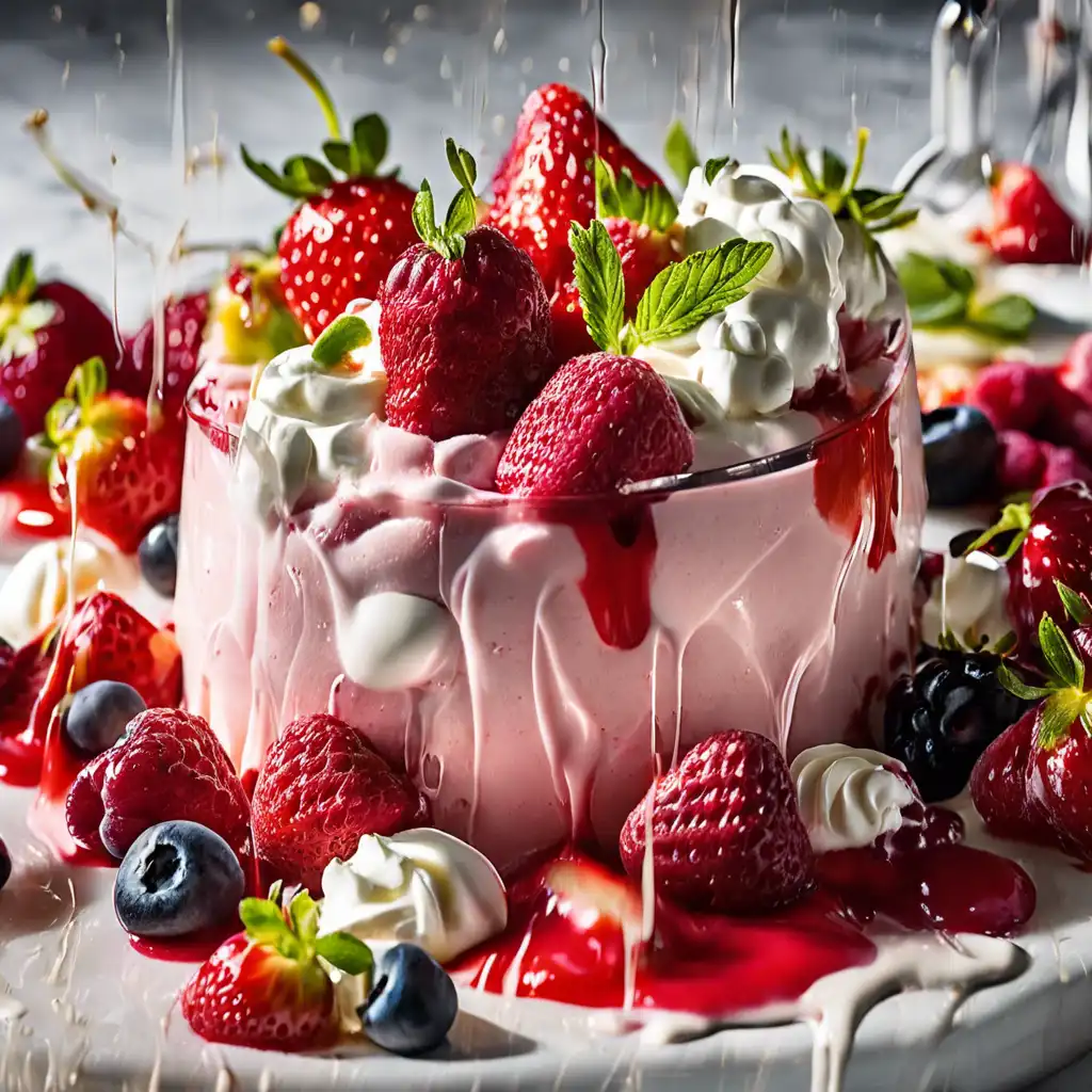 Strawberry Fruit Mousse