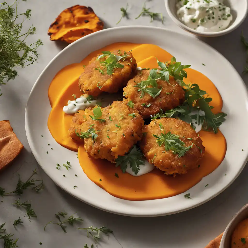 Cod Fritters with Sweet Potato